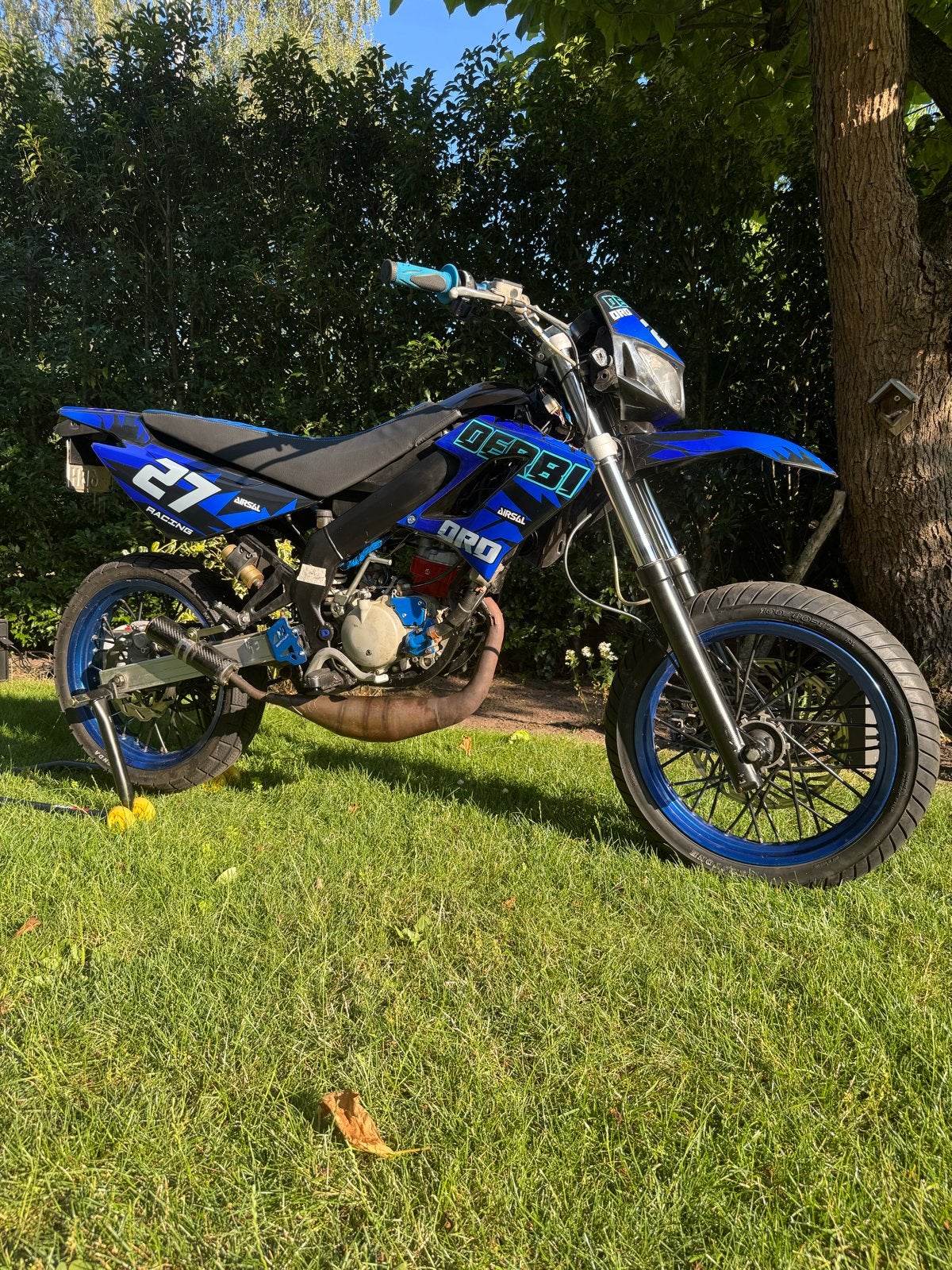Derbi Senda DRD Racing 80cc blauw, Ophalen, Gebruikt, Maximaal 45 km/u