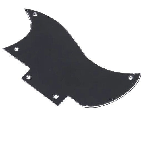 Sg slagplaat pickguard gibson style 5-gaats 3-laags zwart, Moku Custom Guitars, Nieuw, 4613CB, Ophalen of Verzenden