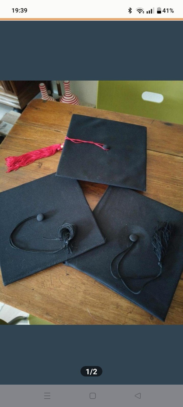 Geslaagd Hoed, Afstudeer Hoed, bull, diploma, afgestudeerd., Ophalen of Verzenden, Nieuw