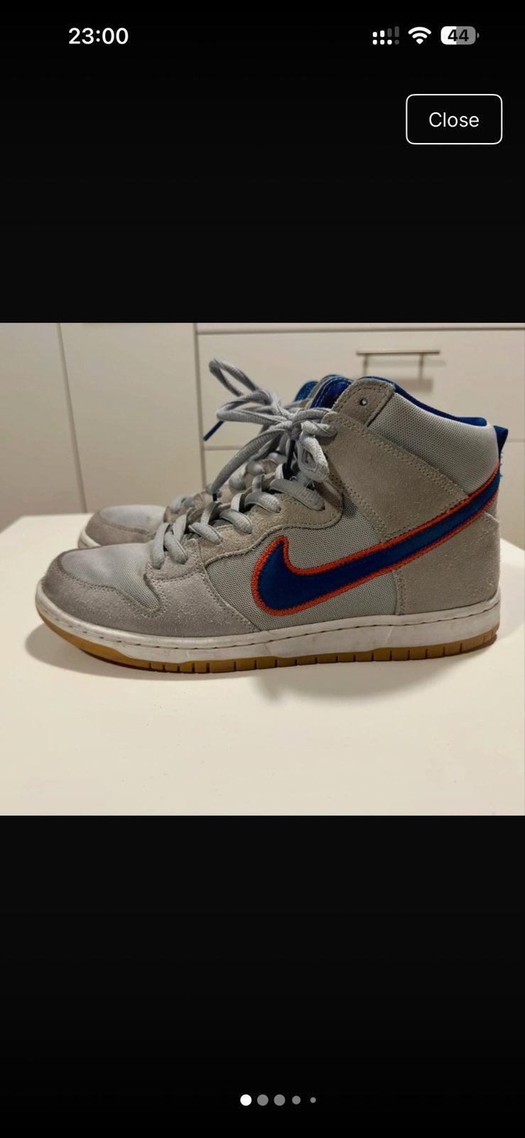 Nike SB Dunk High New York Mets Sneakers - Grijs/Blauw, Kleding | Heren, Schoenen, Overige kleuren, Ophalen of Verzenden, Sneakers of Gympen
