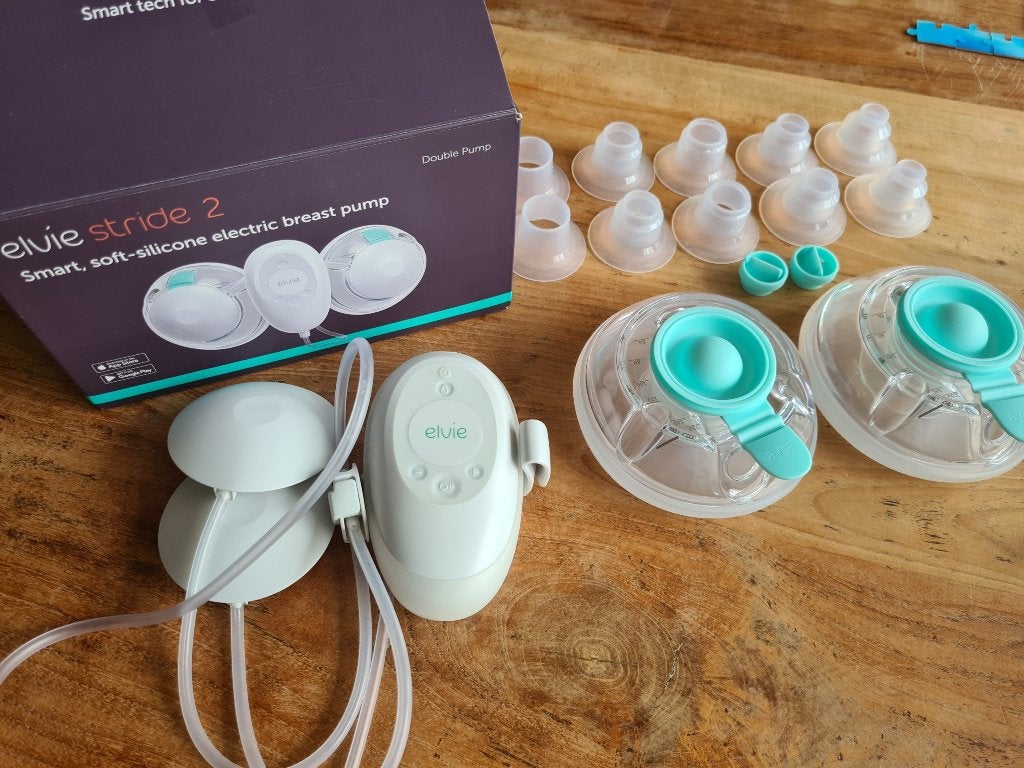 Elvie Stride 2 kolf, Kinderen en Baby's, Babyvoeding en Toebehoren, Ophalen of Verzenden, Zo goed als nieuw, Borstkolf