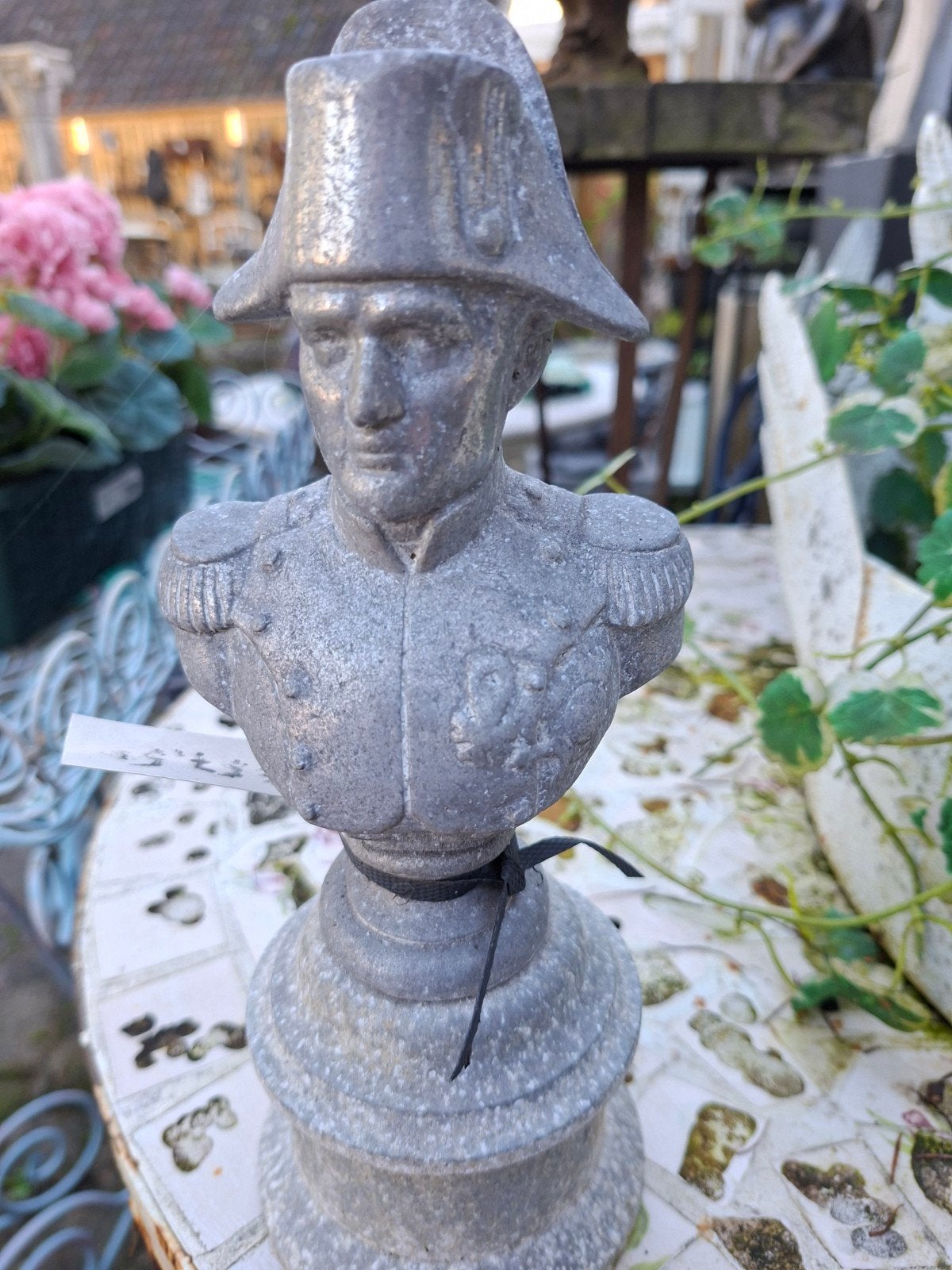 Antieke Napoleon Buste - Decoratief Beeld, Antiek en Kunst, Ophalen of Verzenden