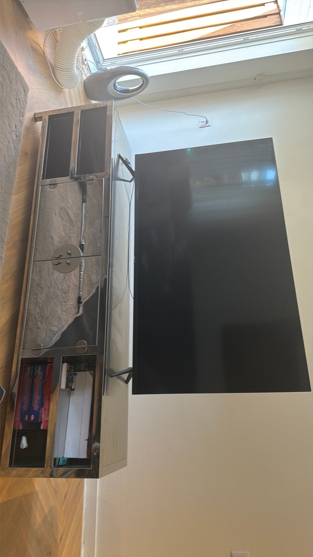 Mooie luxe tv meubel/vitrinekast, Ophalen, 4 kookzones, Zo goed als nieuw, Gas