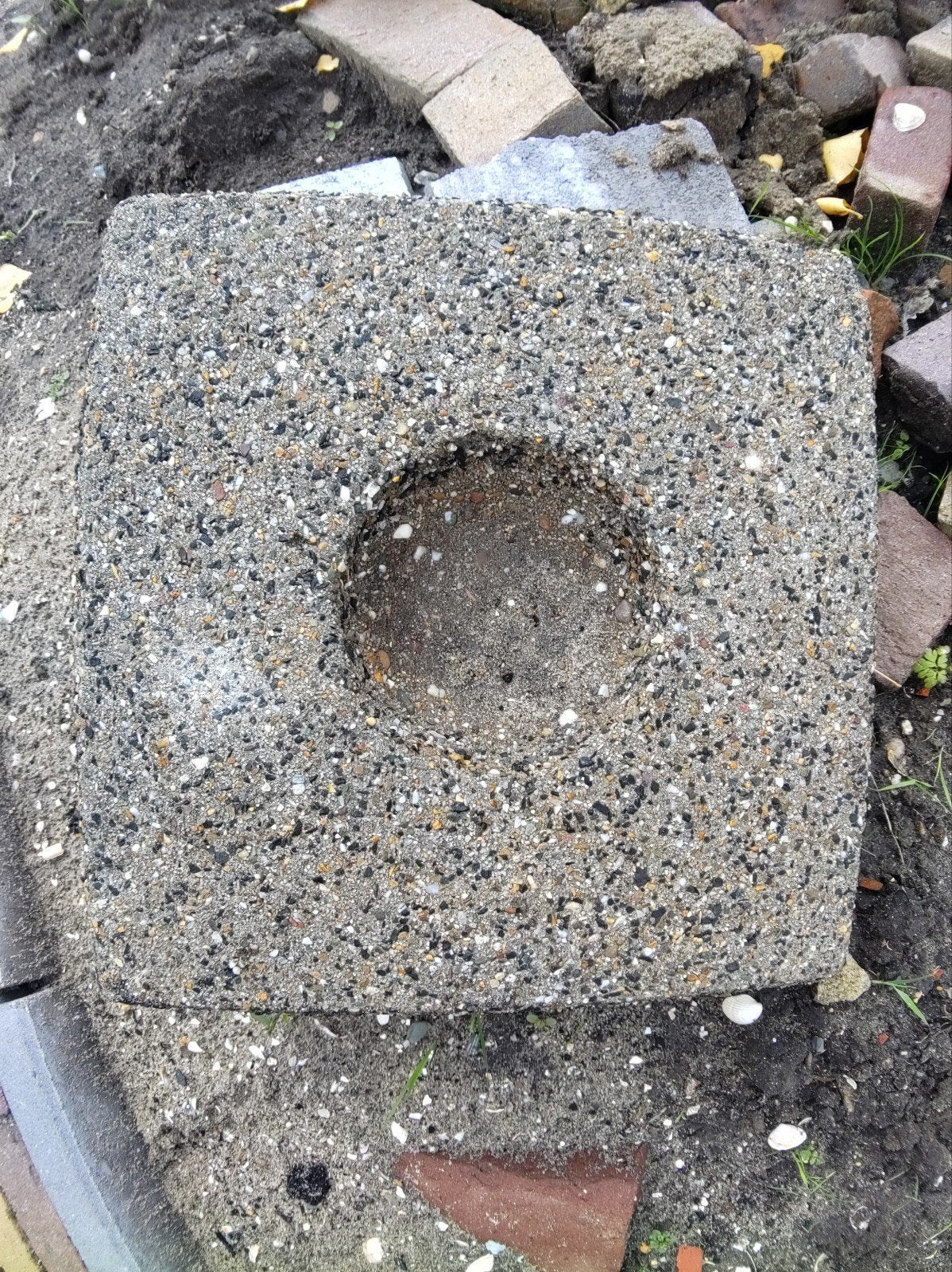 knikkertegel, knikkerstoeptegel 30x30 cm, Tuin en Terras, Ophalen, Overige typen, Zo goed als nieuw, Minder dan 5 m²