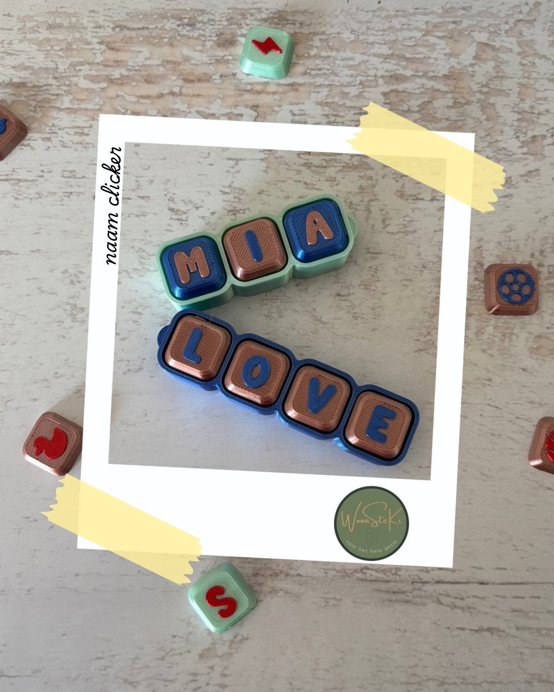 Naam clicker fidget clicker, Ophalen of Verzenden, Nieuw