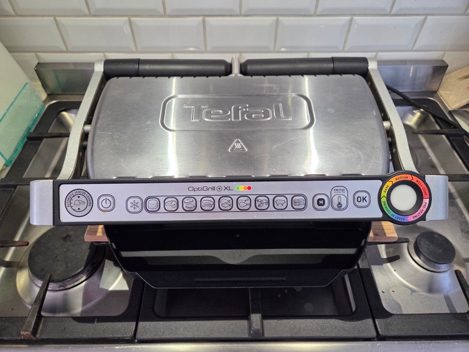 Tefal OptiGrill XL Contactgrill - Perfecte Grillresultaten, Witgoed en Apparatuur, Ophalen of Verzenden