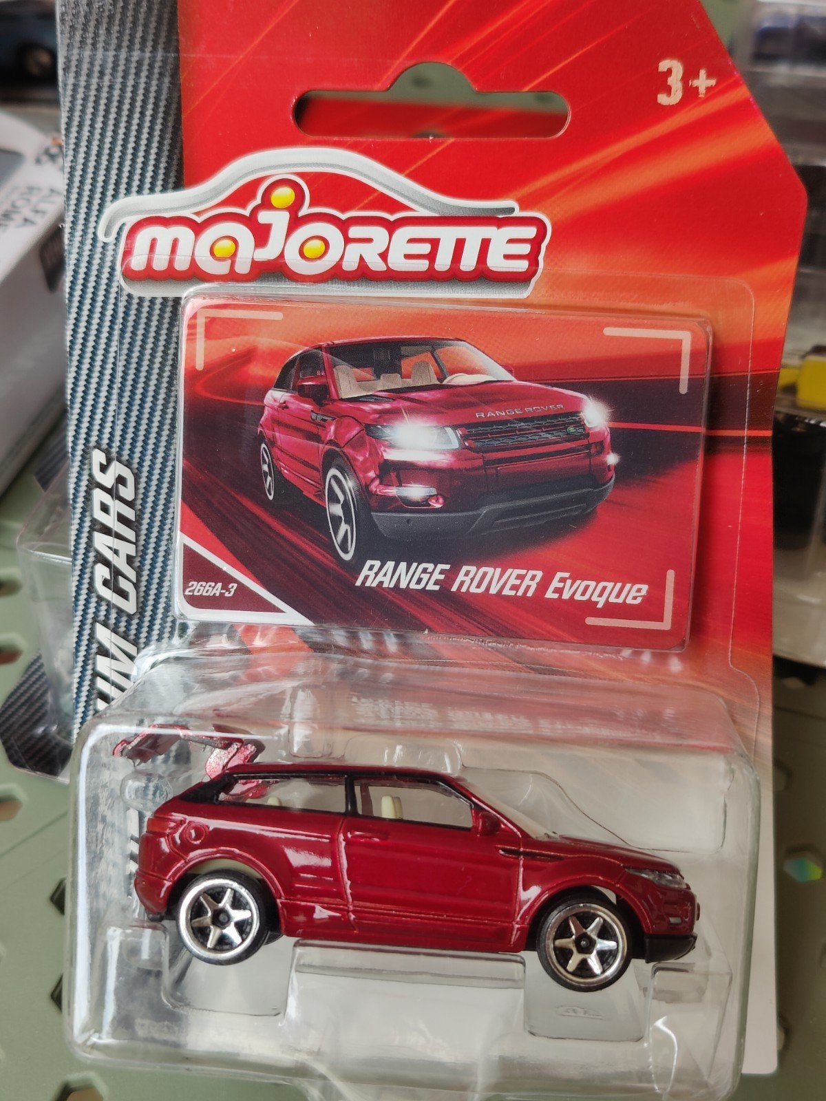 Majorette Range Rover Evoque ROOD, Ophalen, Auto