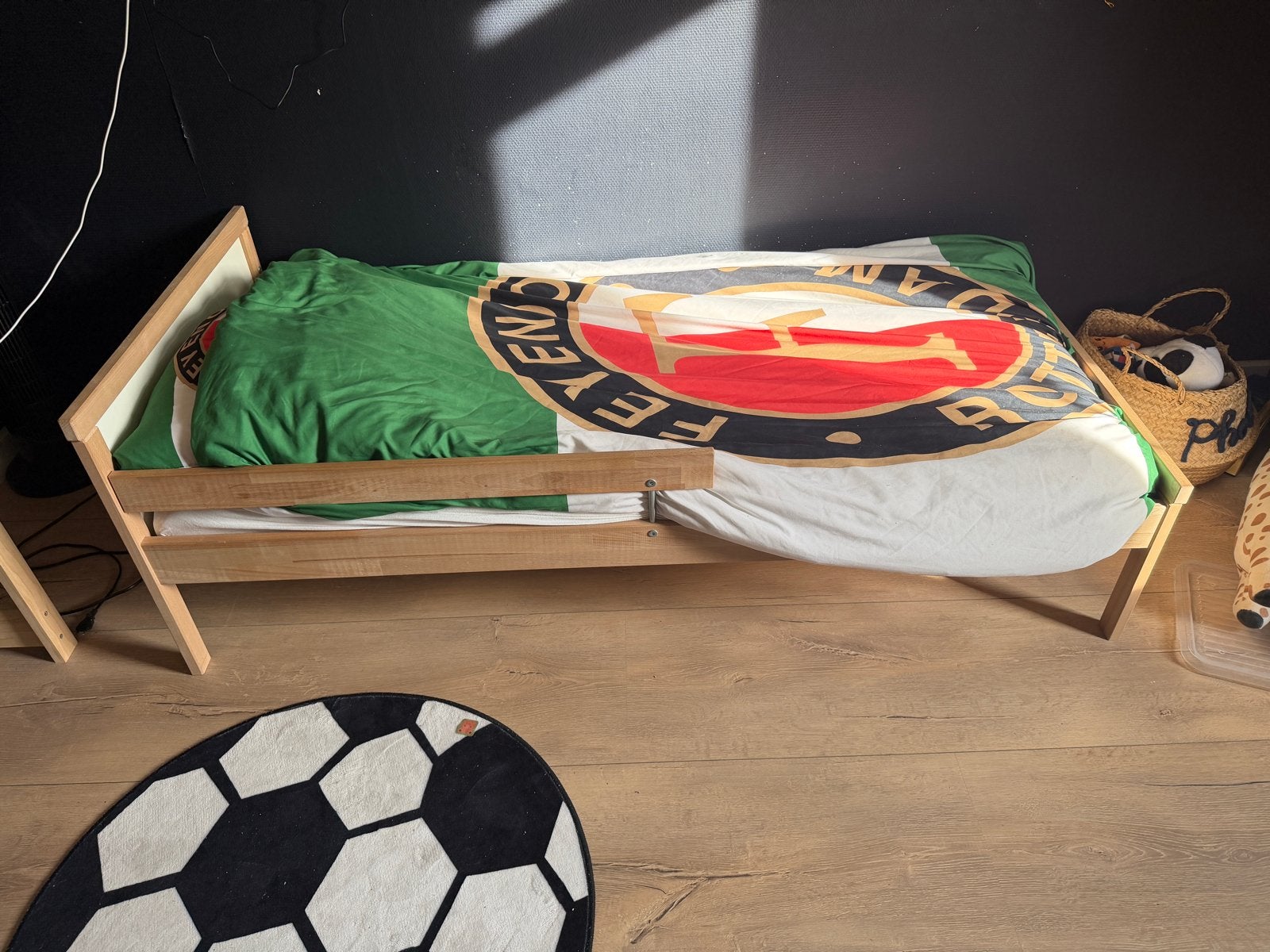 Houten kinderbed - Eenpersoons, Ophalen, Gebruikt, Overige maten, Hout