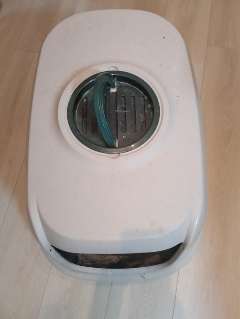 Grote kattenbak, open, klep is erbij, Dieren en Toebehoren, Kattenbakken, Ophalen