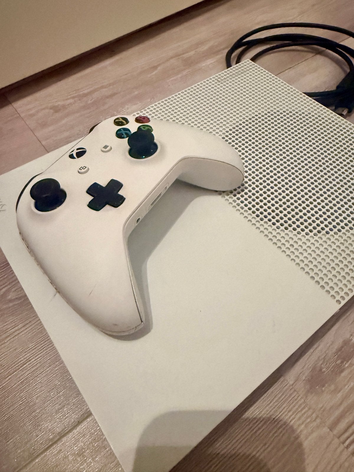 Microsoft Xbox One S 500GB in het wit., Spelcomputers en Games, Xbox One S, Ophalen of Verzenden, Met 1 controller, 500 GB