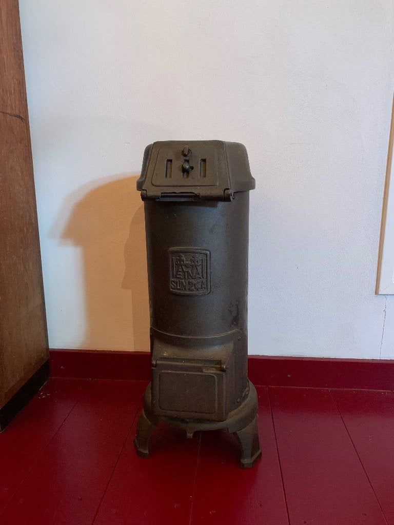Gietijzeren potkachel, Huis en Inrichting, Kachels, Ophalen, Hout, Houtkachel