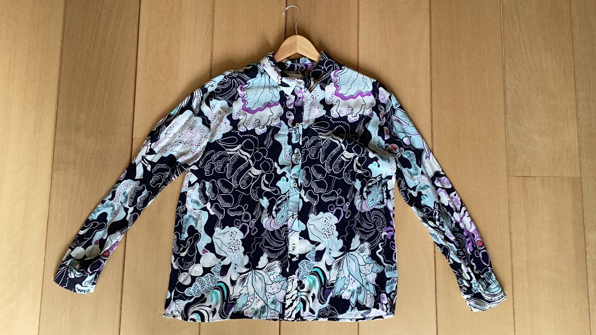 POM Amsterdam blouse 40, Ophalen of Verzenden, Zo goed als nieuw, Maat 38/40 (M), Meerkleurig