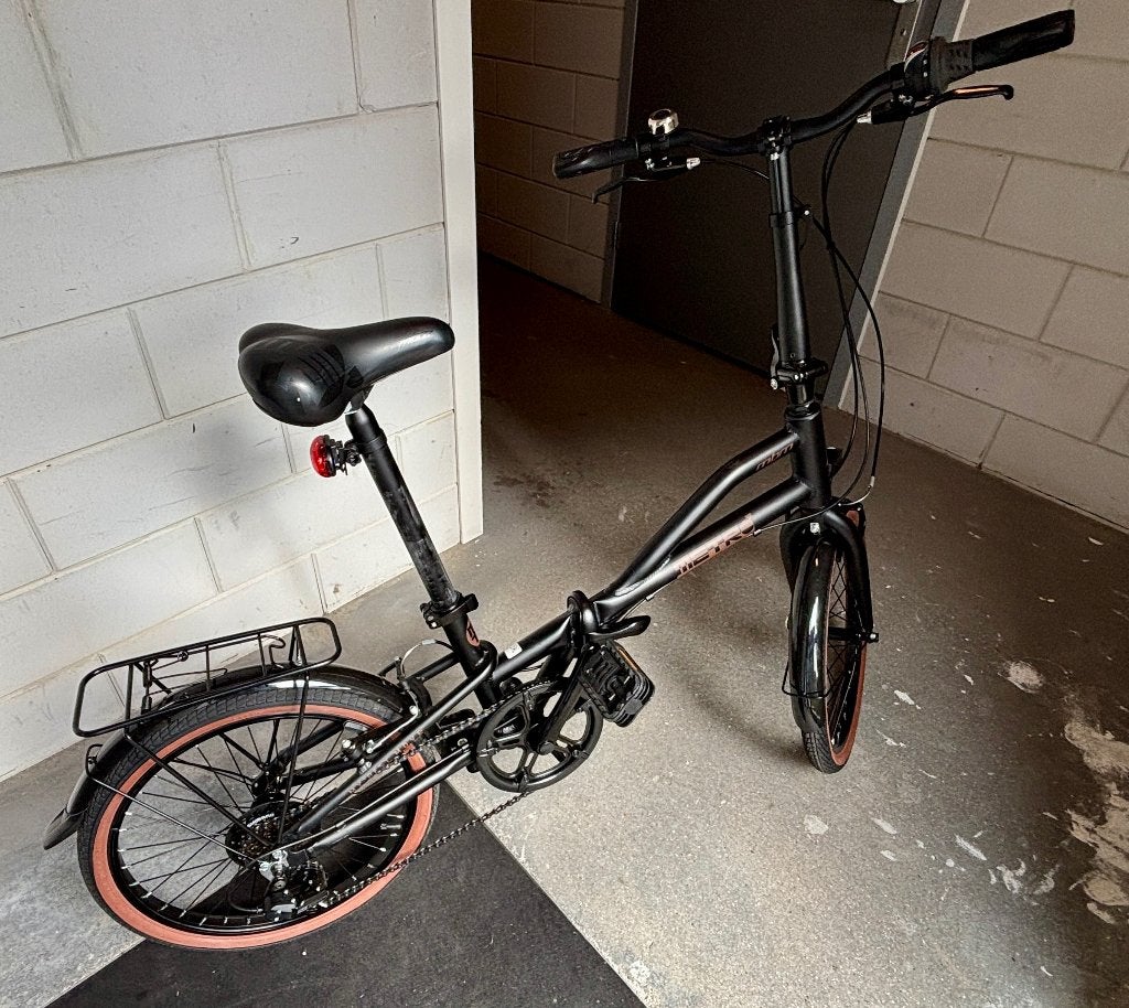 vouwfiets MBM, Fietsen en Brommers, Velgrem, Versnellingen, Zo goed als nieuw, 18 tot 20 inch