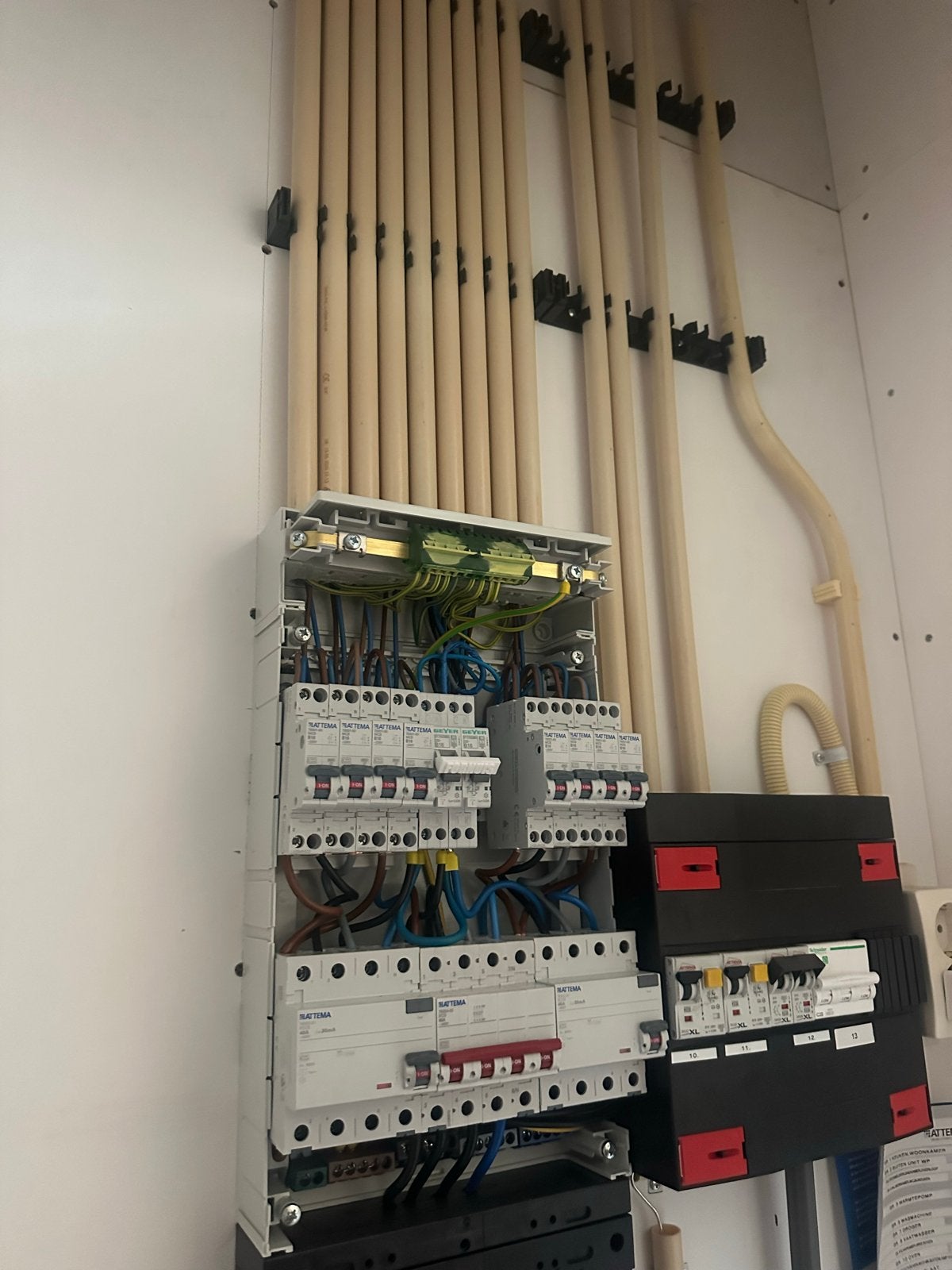 Is uw oude meterkast aan vervanging toe? 0687904512, Ophalen of Verzenden, Gebruikt, Attema, Groepenkast