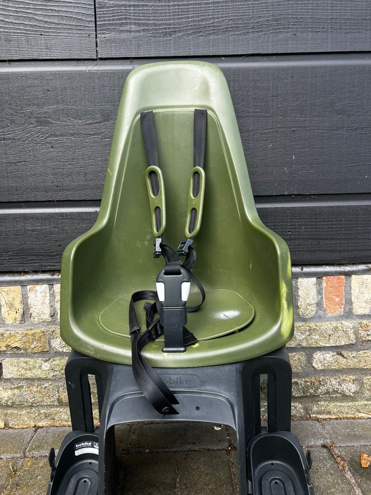 Bobike achterzitje groen, Fietsen en Brommers, Ophalen, Gebruikt, 15 t/m 36 kg, Achterzitje