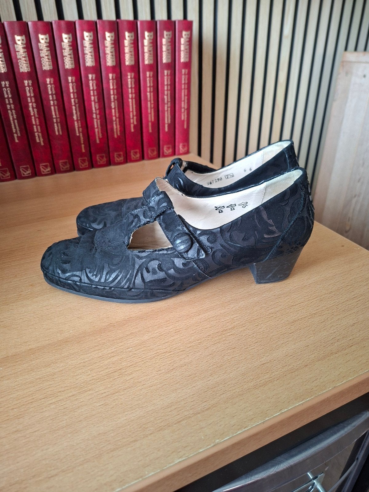 🔸Zwarte  Waldläufer dames pumps maat 41 wijdte H, Pumps, Waldlaufer, Zwart, Ophalen of Verzenden