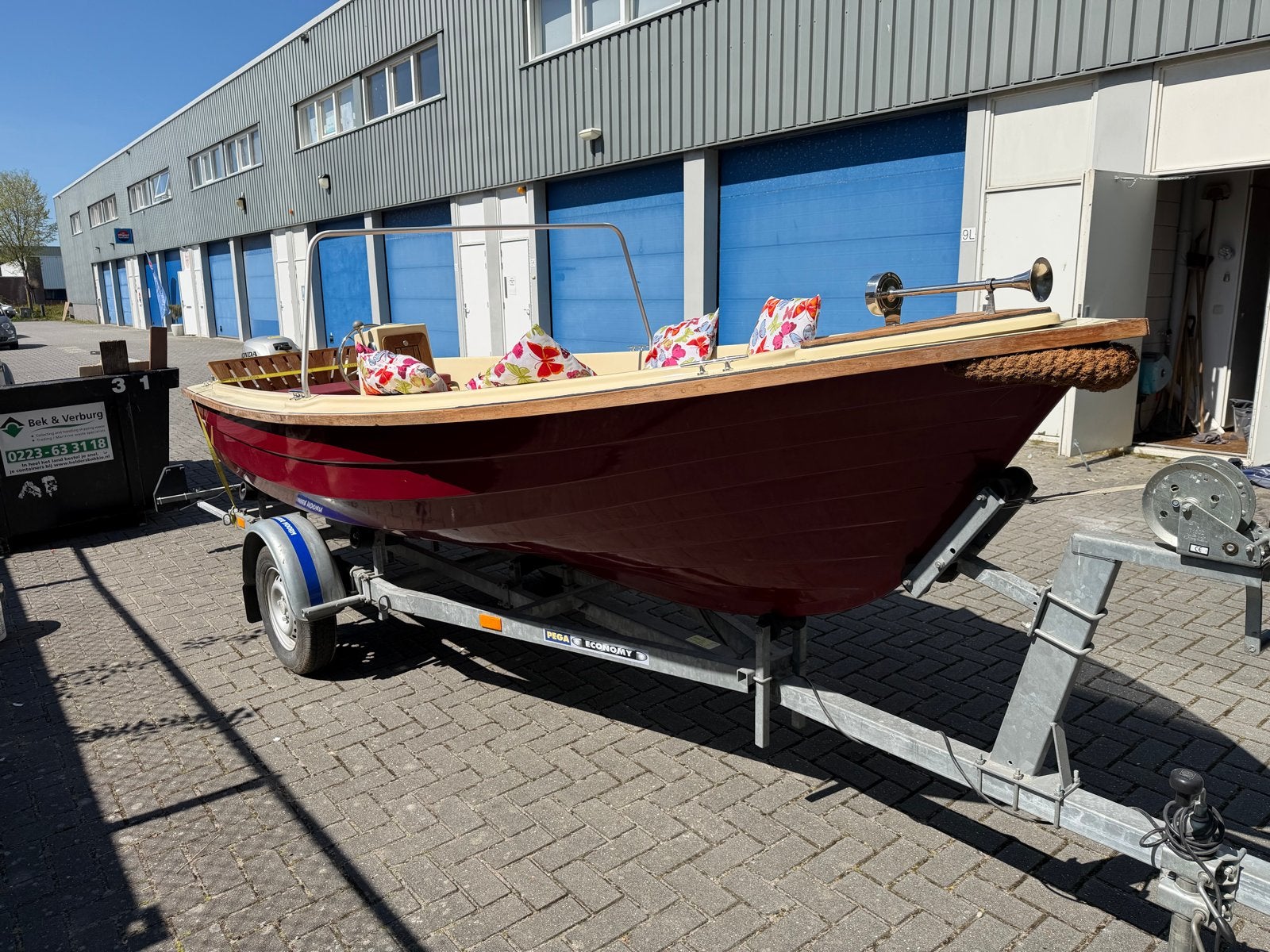 Nette Compas sloep met Honda 10 PK buitenboordmotor, Overige merken, Gebruikt, Buitenboordmotor, Tot 1.00 meter