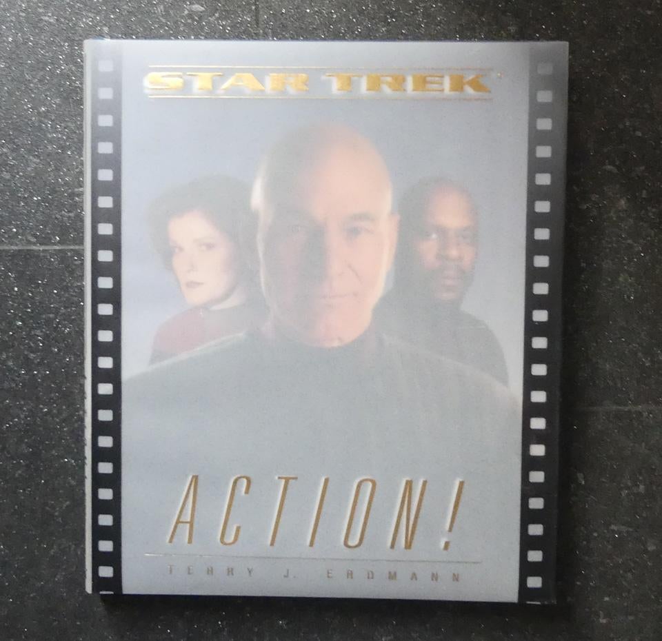 Star Trek Action! boek Terry J. Erdmann 1998, Ophalen of Verzenden, Zo goed als nieuw, Tv, Overige typen