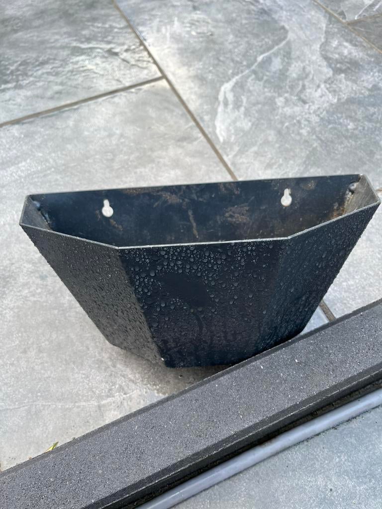 Bloembakken voor aan de schutting metaal, Ophalen, Gebruikt, Minder dan 30 cm, Balkon