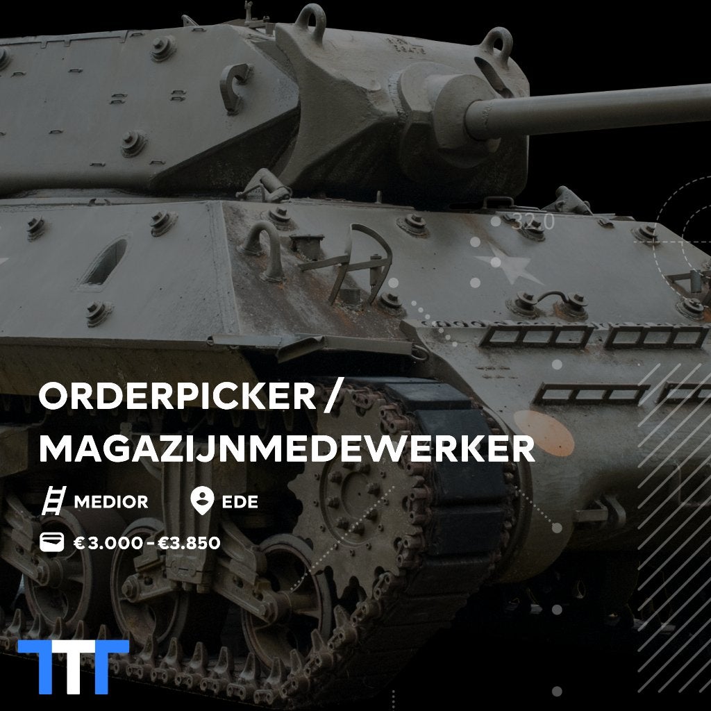 Orderpicker / Magazijnmedewerker in Ede, Vast contract, Vanaf 1 jaar, MBO, 33 - 40 uur