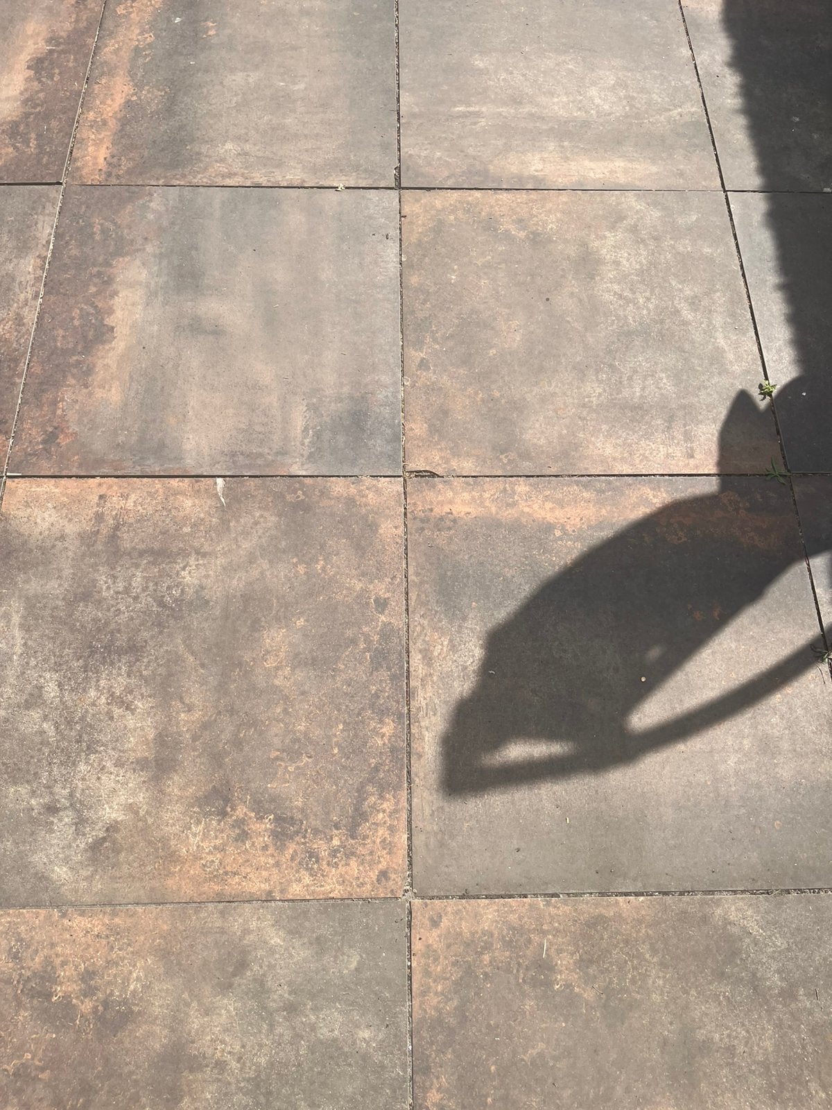 GeoCeramica Corten Steel – 55 tegels / ca. 35 m², Tuin en Terras, Tegels en Klinkers, Ophalen, Gebruikt, Keramiek, 10 m² of meer
