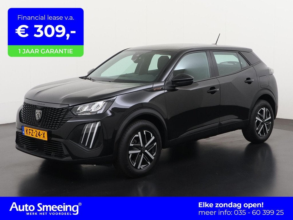 Peugeot 2008 1.2 Hybrid 136 Style | LED | Carplay | Cruise c, Auto's, Peugeot, Stof, Gebruikt, Euro 6, 1199 cc