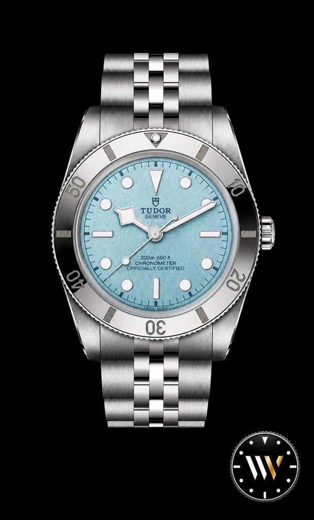 Tudor Black Bay 54 Lagoon blue M79000-0001 Nieuw, Sieraden, Tassen en Uiterlijk, Horloges | Heren, Staal, Staal, Polshorloge, Nieuw