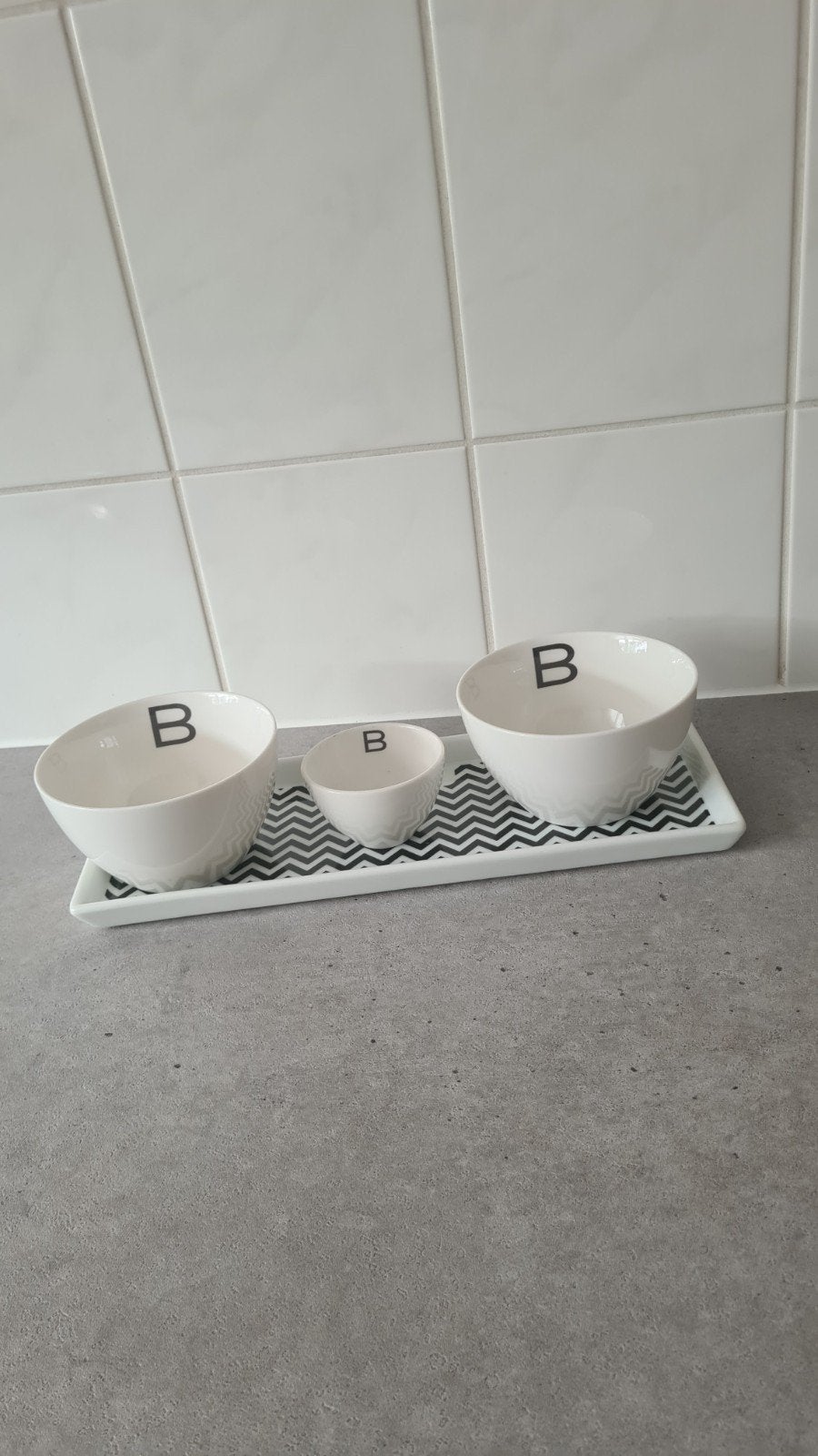 Plankje met schaaltjes, Schaal, Rond, Ophalen of Verzenden, Glas