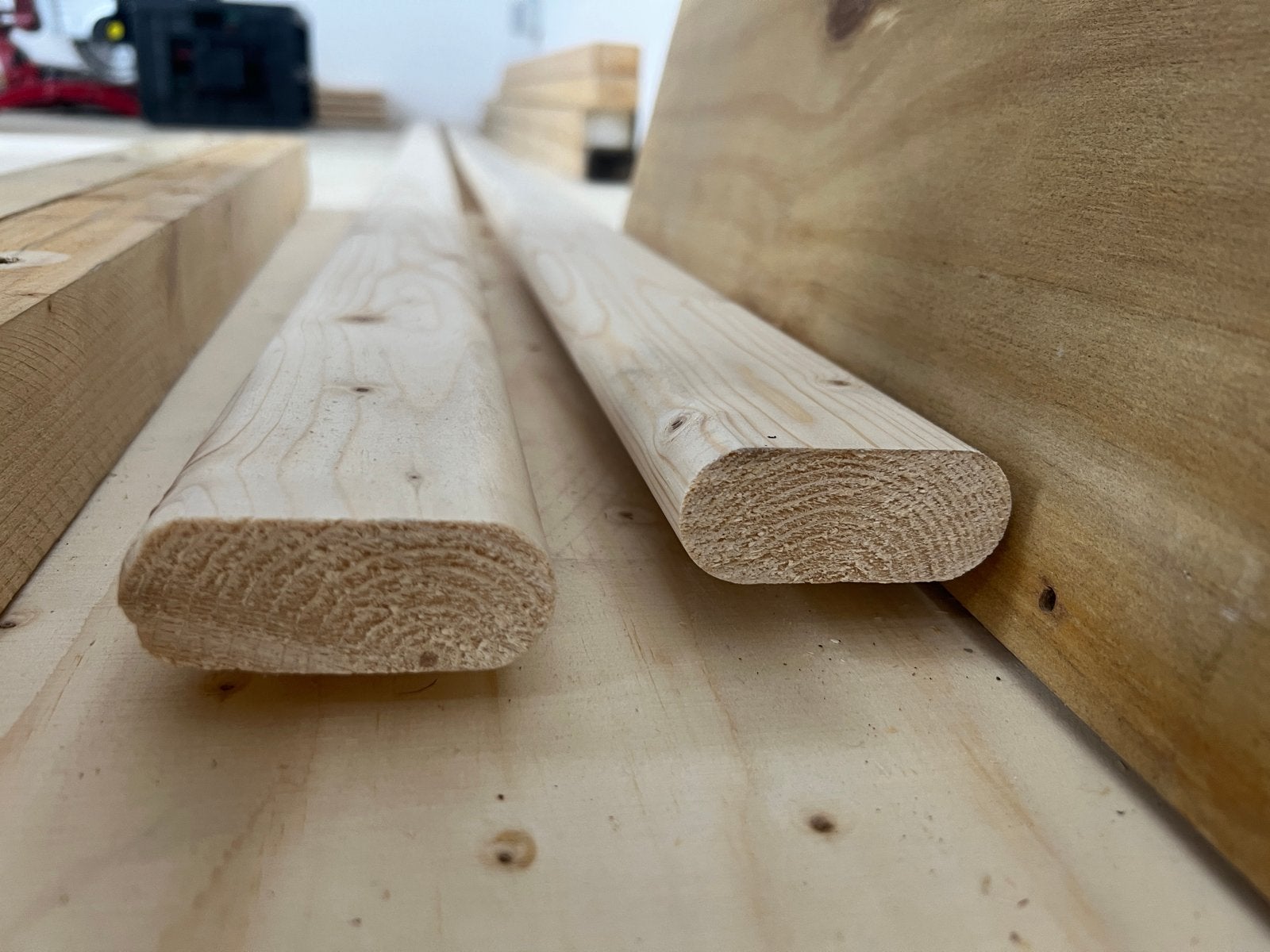 Vuren Balken 334x65 mm - nieuw, Ophalen, Zo goed als nieuw, Balk, Vuren