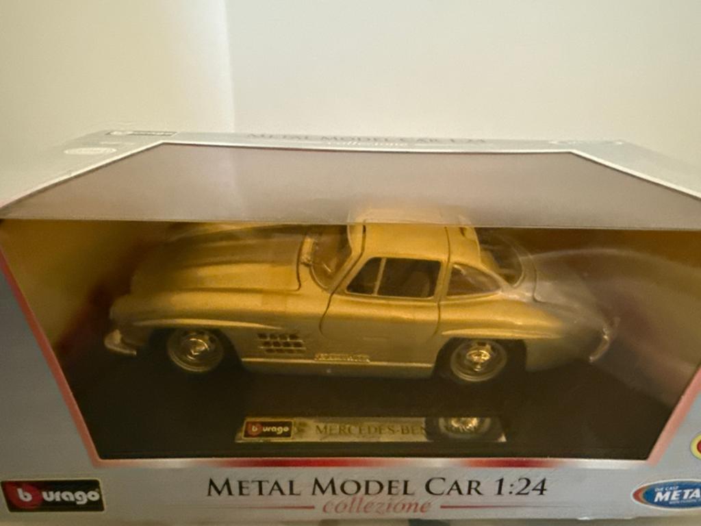 Bburago Mercedes-Benz 300 SL Metal Model Auto 1:24, Hobby en Vrije tijd, Modelauto's | 1:24, Ophalen of Verzenden, Nieuw, Auto