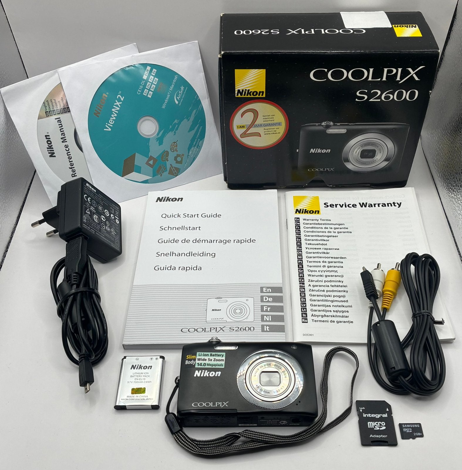 Nikon coolpix S2600 - compact camera, Ophalen of Verzenden, Zo goed als nieuw, Nikon, 8 keer of meer