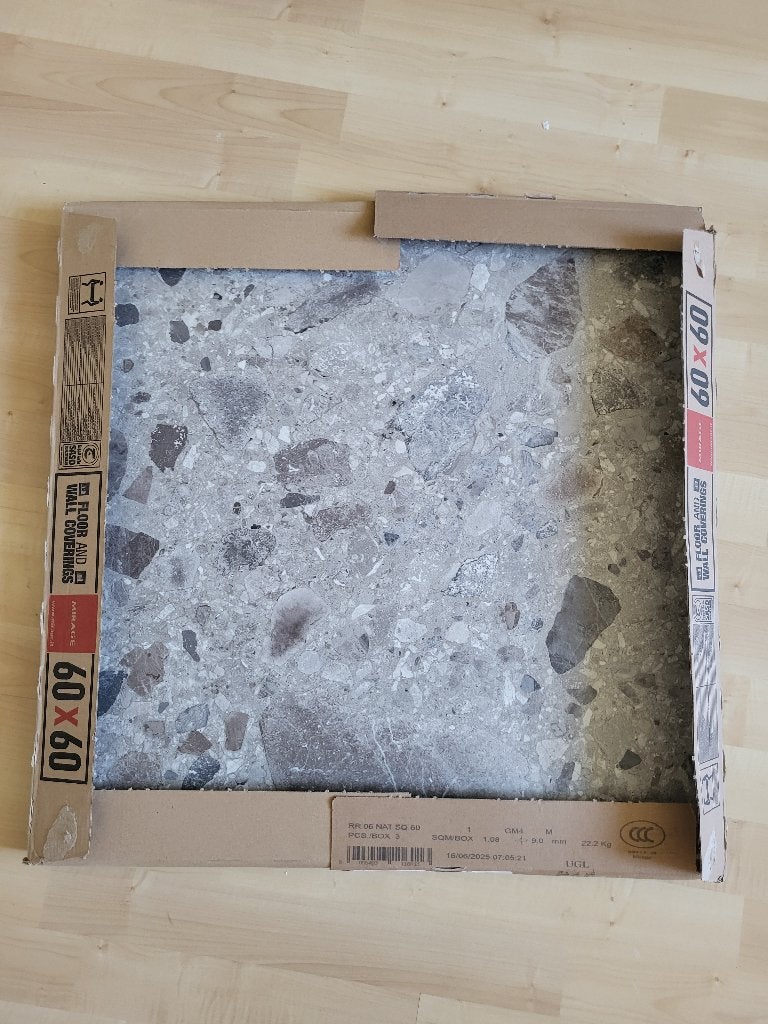 Nieuwe Vloertegels 60x60 cm - Betonlook, Ophalen, 60 cm of meer, Nieuw, Minder dan 5 m²