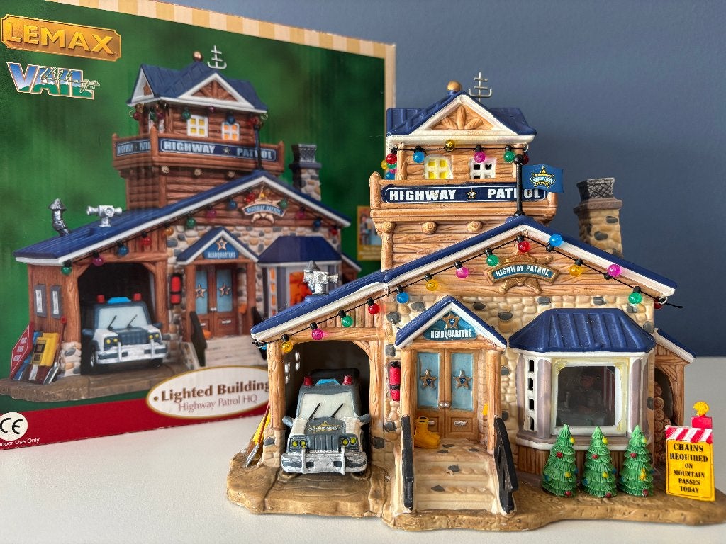 Lemax Highway Patrol Hq, Ophalen of Verzenden, Zo goed als nieuw