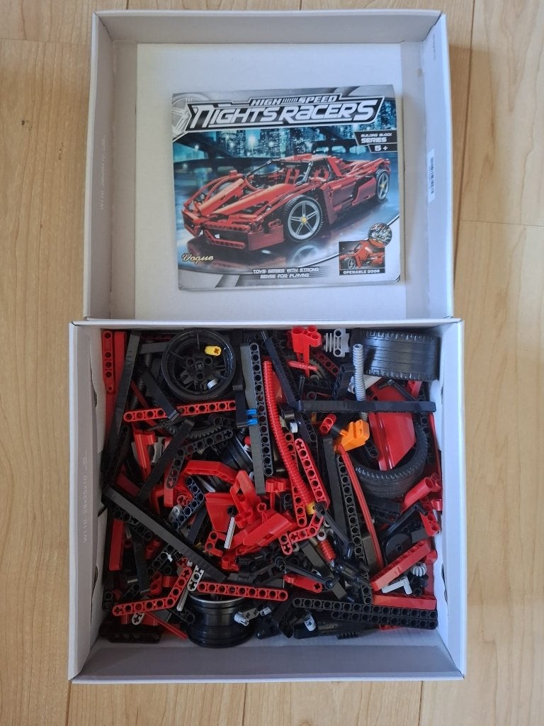 Imitatie lego - ferrari enzo, Ophalen of Verzenden, Gebruikt
