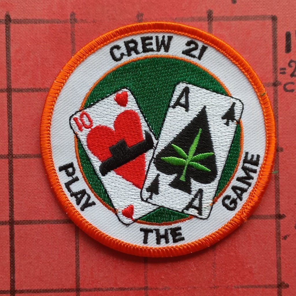 KLU MLD PATCH MARINE VSQ-320 CREW 21 P-3 ORION PERIODE V, Ophalen of Verzenden, Luchtmacht, Nederland, Embleem of Badge
