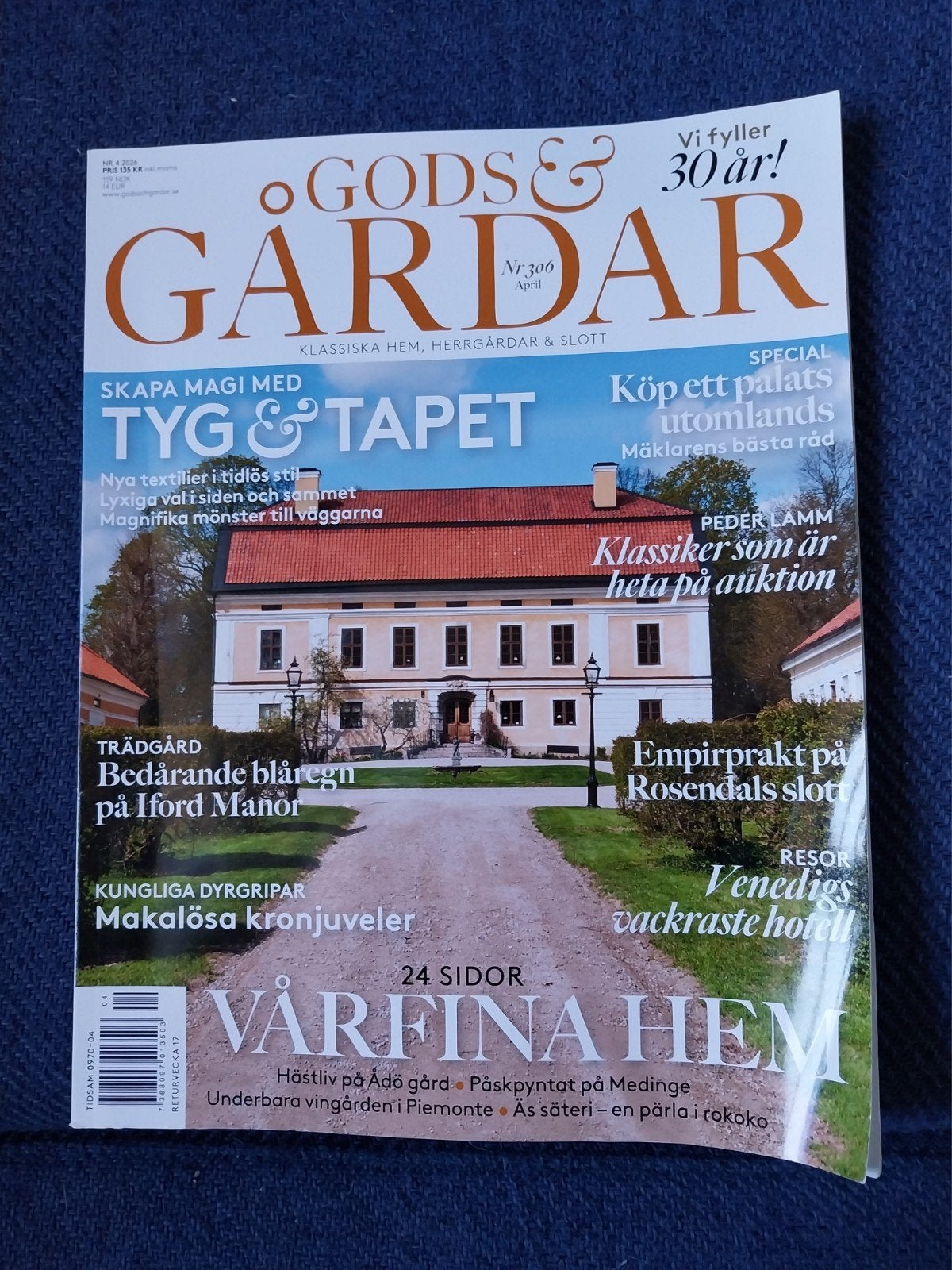 Zweeds Woontijdschrift Gods & Gårdar van Tante Brocante, Ophalen of Verzenden, Muziek, Film of Tv