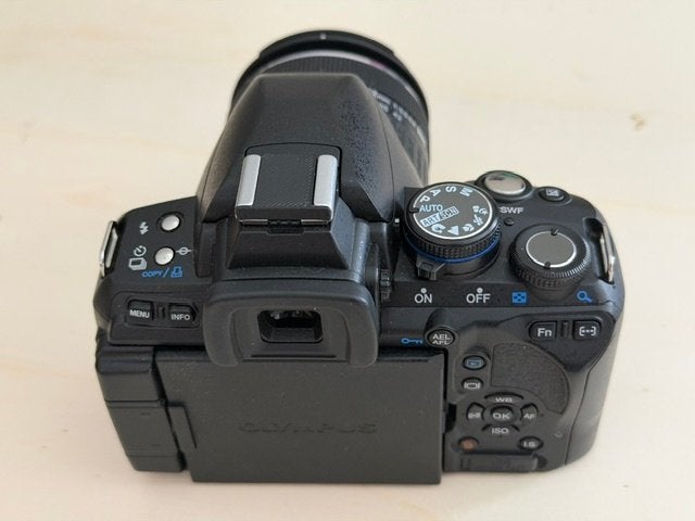 Olympus digitale spiegelreflex camera E600 met 2 lenzen, Gebruikt, Spiegelreflex, Ophalen of Verzenden, Olympus