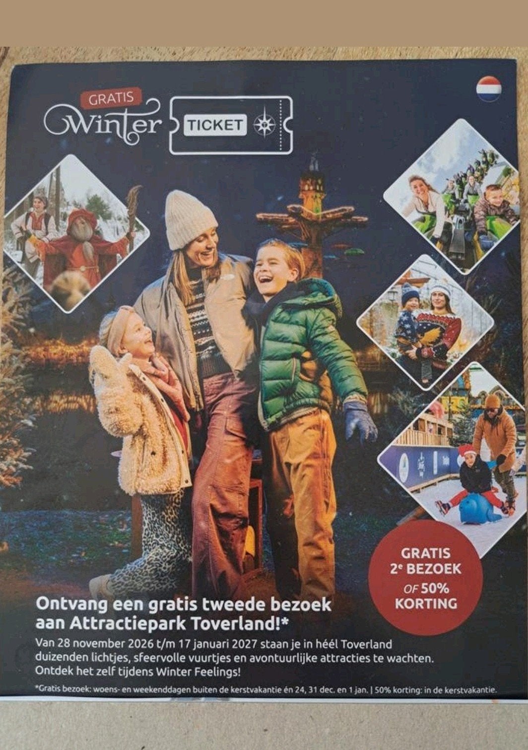 4 tickets Toverland (Winter)