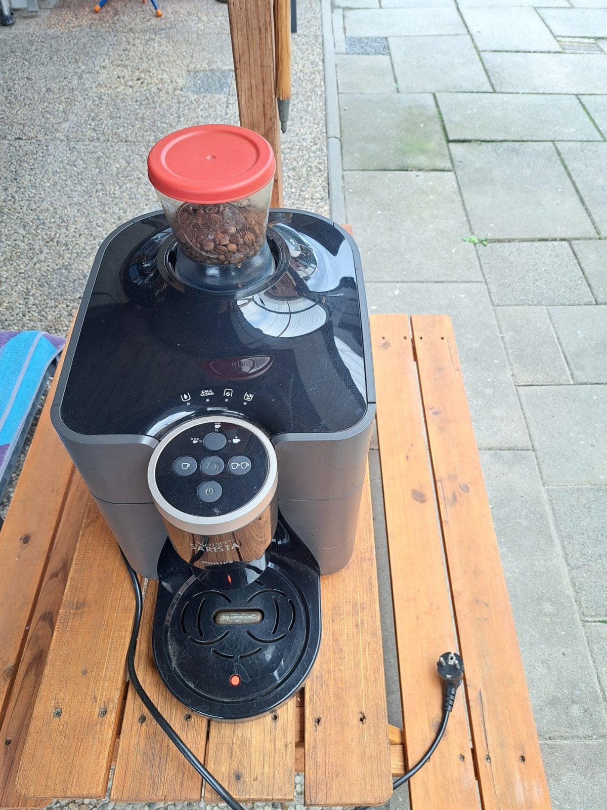 Philips Barista Koffiemachine - Zo goed als nieuw, Ophalen, Gebruikt, Koffiemachine, Koffiebonen