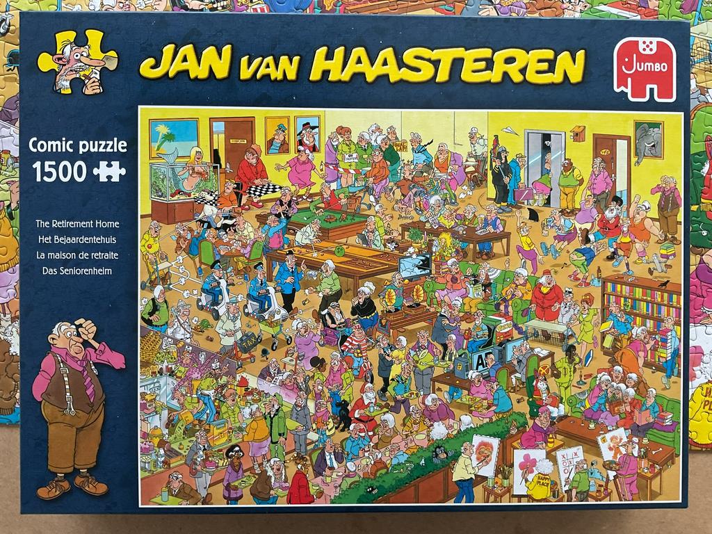 Jan van Haasteren puzzel, Hobby en Vrije tijd, Denksport en Puzzels, Ophalen, 500 t/m 1500 stukjes, Zo goed als nieuw