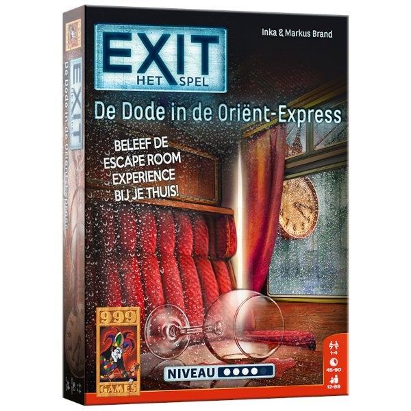 EXIT De Dode in de Orient Express 999 Games Kaartspel Nieuw, 999 Games, Nieuw, 999 Games999 Games, Ophalen of Verzenden