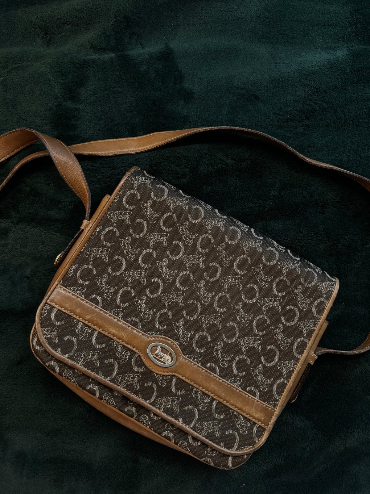 Vintage Céline tas - Tijdloos en elegant design, Ophalen of Verzenden, Gebruikt, Bruin, Schoudertasje