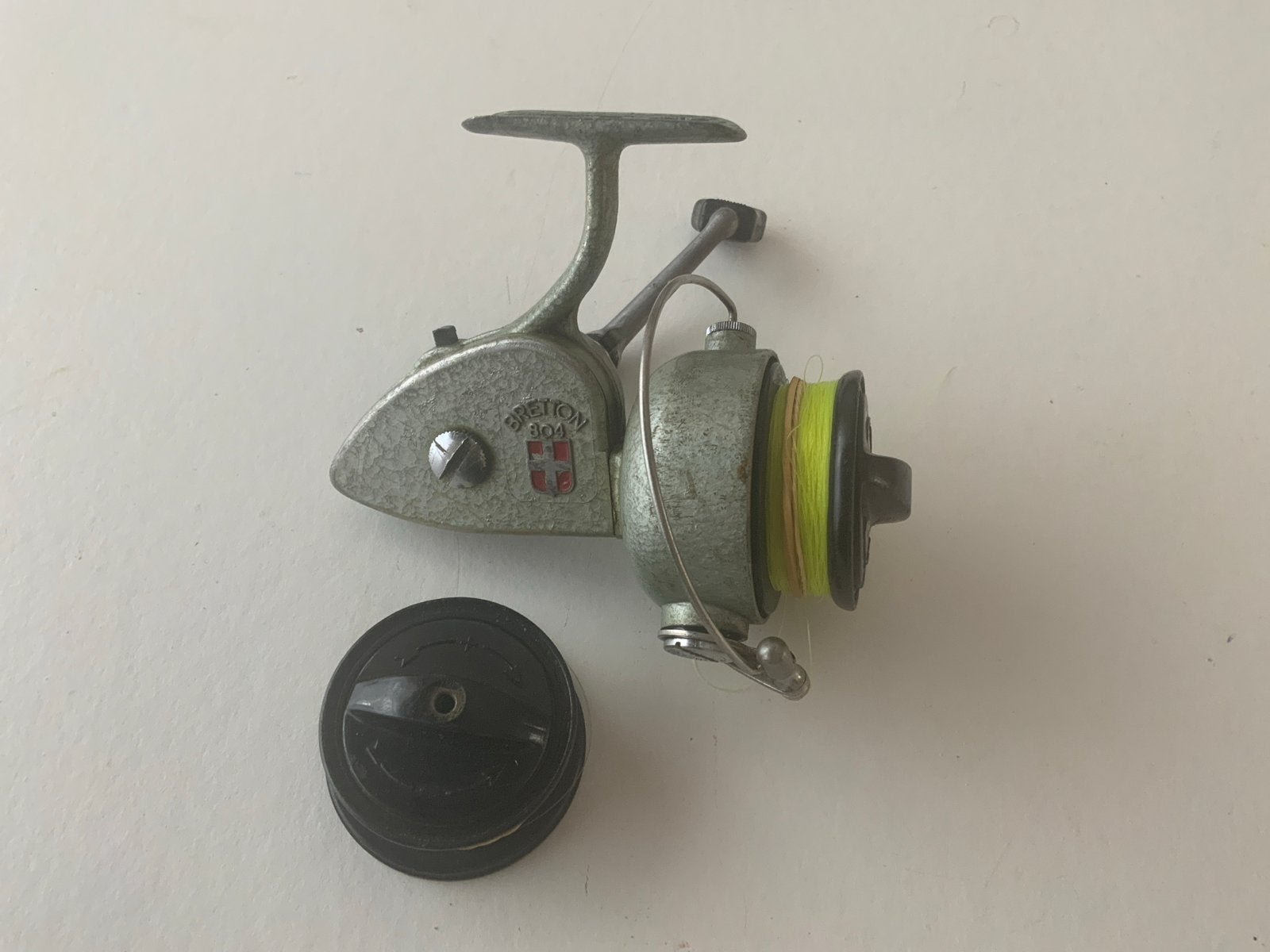 Bretton 804 Vismolen - Vintage Molen voor de Visser, Watersport en Boten, Hengelsport | Algemeen, Ophalen of Verzenden, Gebruikt