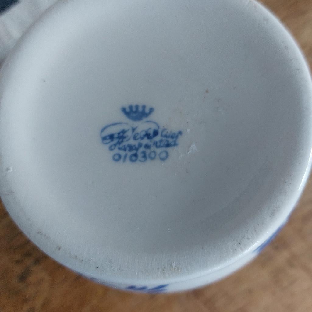 koekjespot delfs blauw, Ophalen