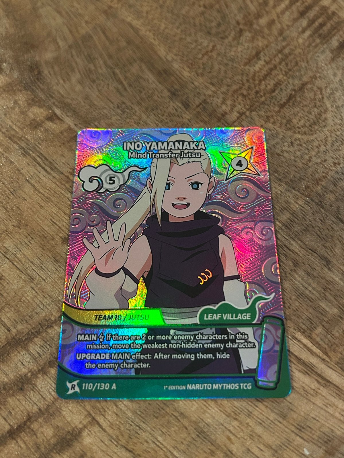 Naruto Ino Yamanaka 110/130 1st Edition TCG Kaart, Ophalen of Verzenden, Nieuw