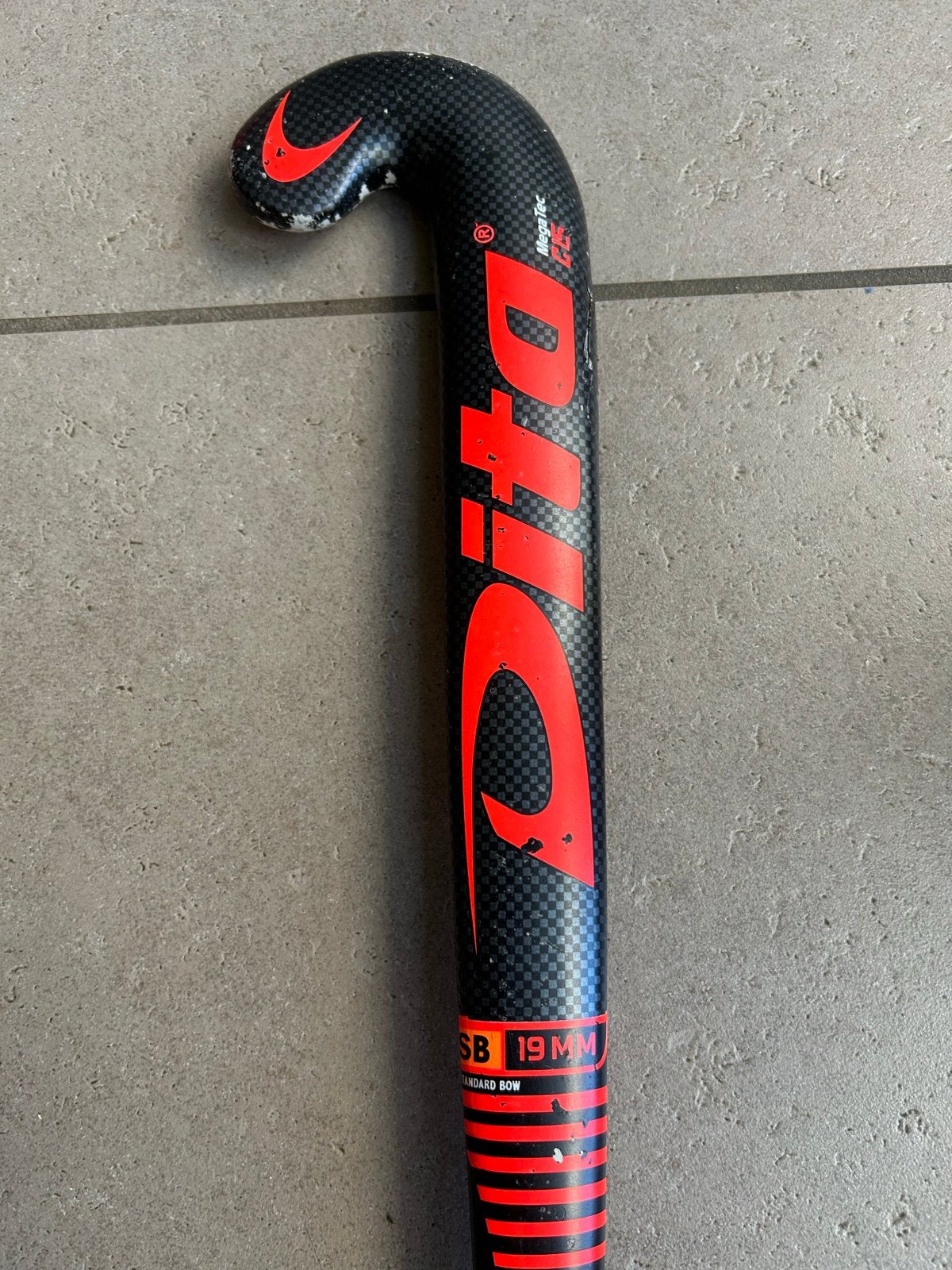 Dita hockeystick kind 27 inch met tas en hockey bal, Sport en Fitness, Hockey, Ophalen of Verzenden, Gebruikt, Stick