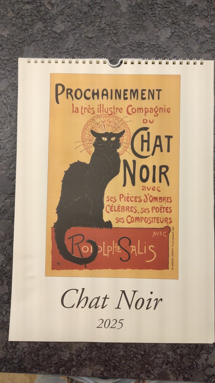 Kalender 2025 met mooie prenten van katten (Chat Noir), Hobby en Vrije tijd, Kaarten | Zelf maken, Ophalen of Verzenden