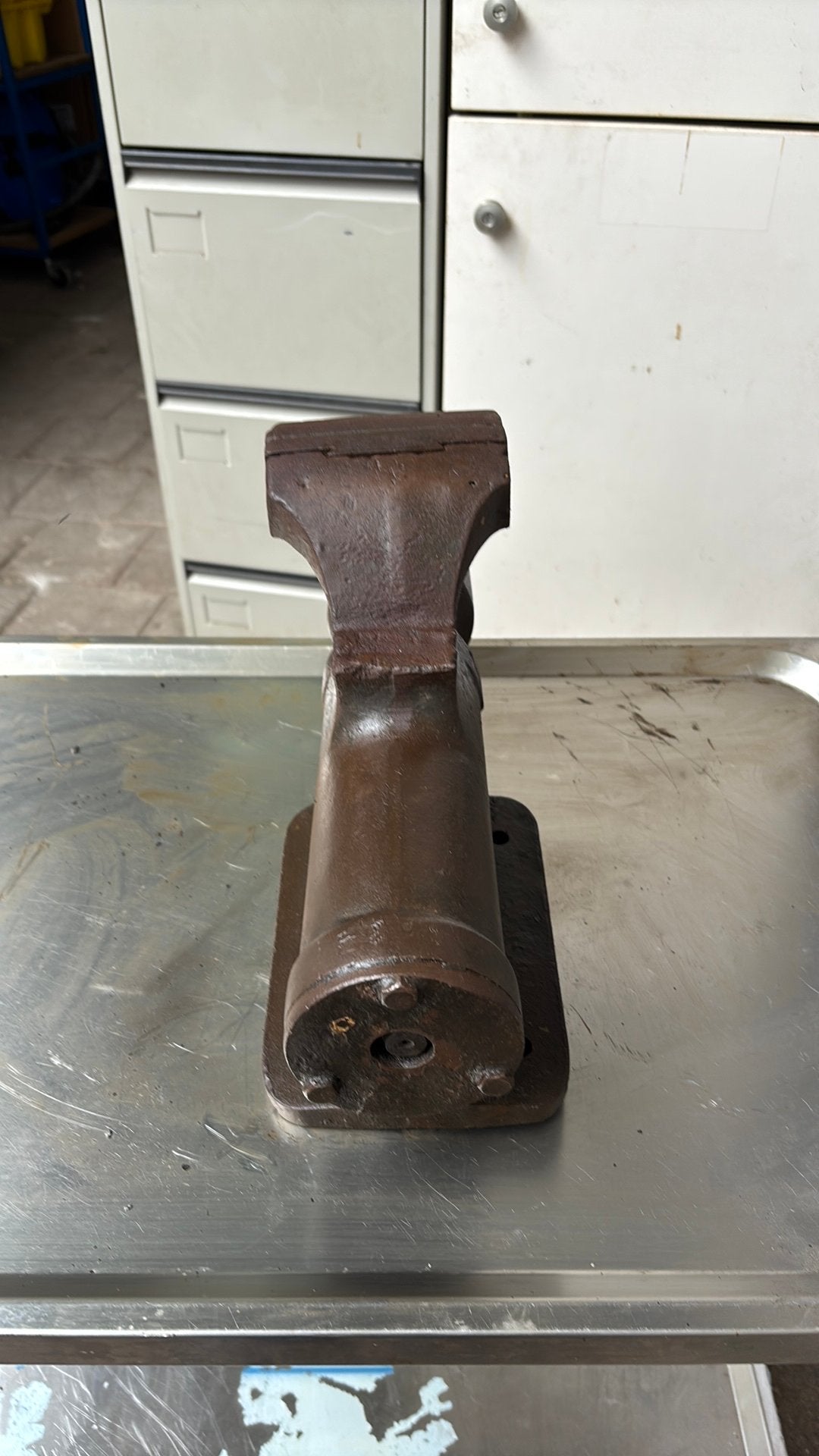 Zware Bankschroef, Ophalen, Gebruikt, Minder dan 70 cm, Bankschroef