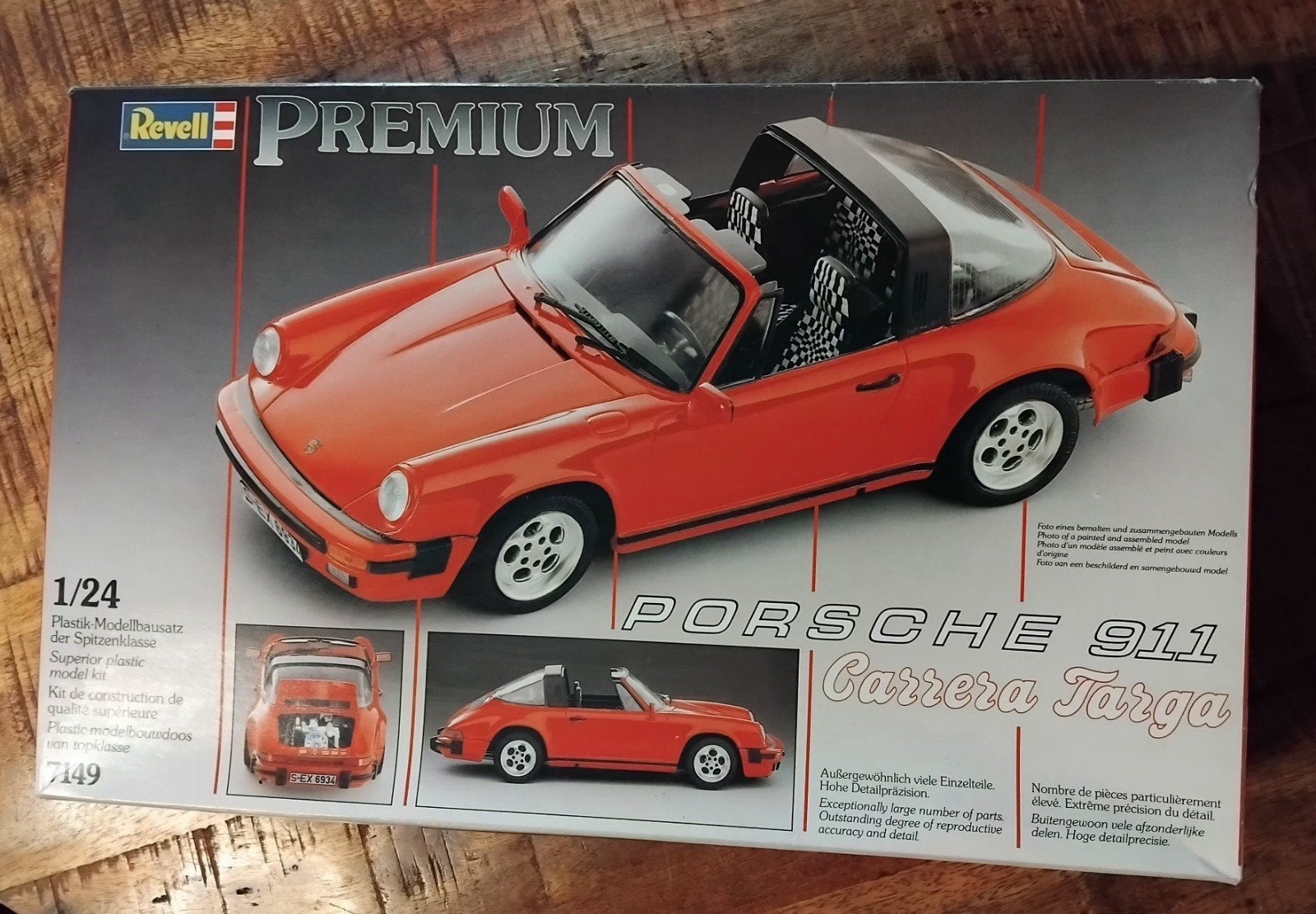 Porsche 911 Carrera Targa. Revell 7149. Schaal 1:24., Auto, Revell, Groter dan 1:32, Nieuw