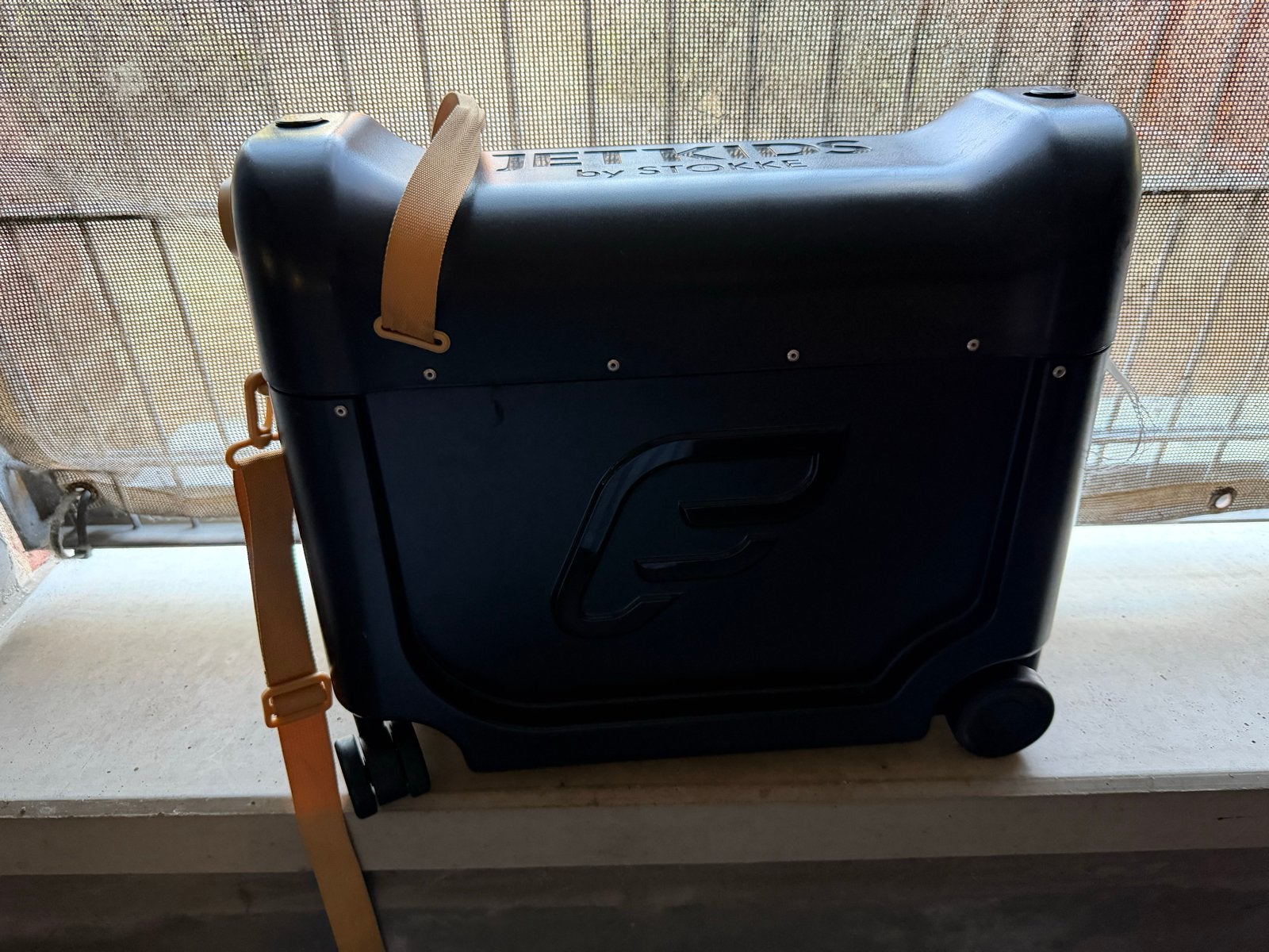 Stokke JetKids BedBox - Zwart, Ophalen of Verzenden, Gebruikt